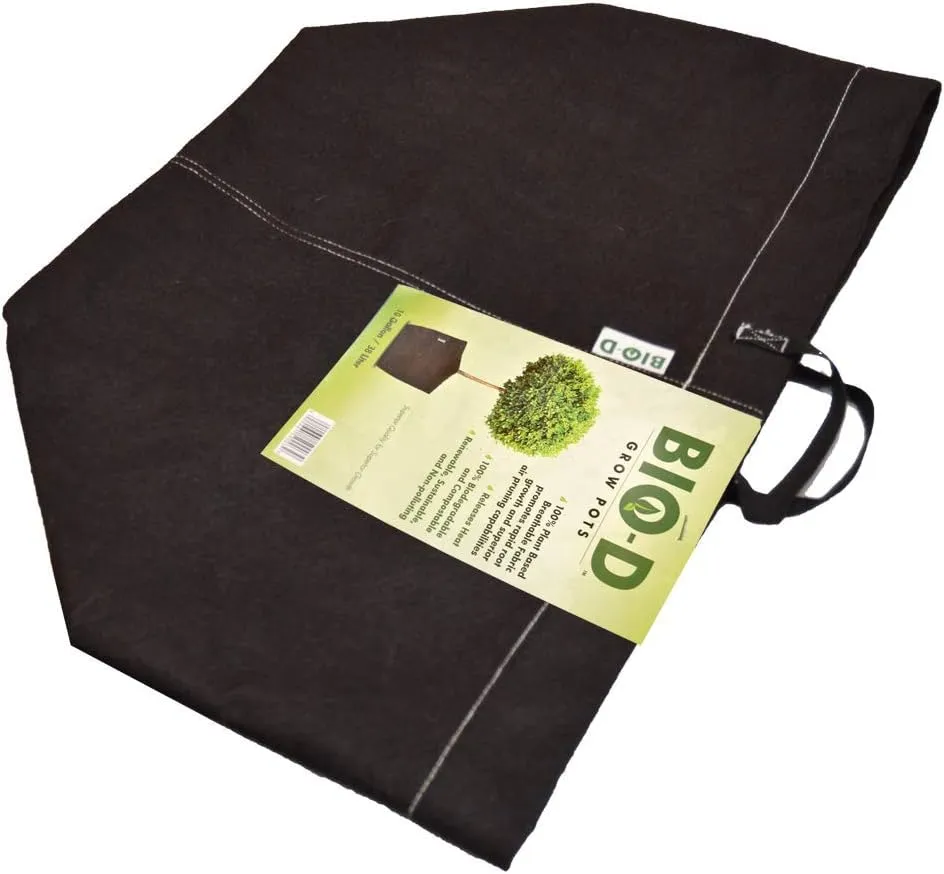 10 Gallon 3-Pack Biodegradable Fabric Plant Grow Bag Heavy Duty Environmentally Friendly