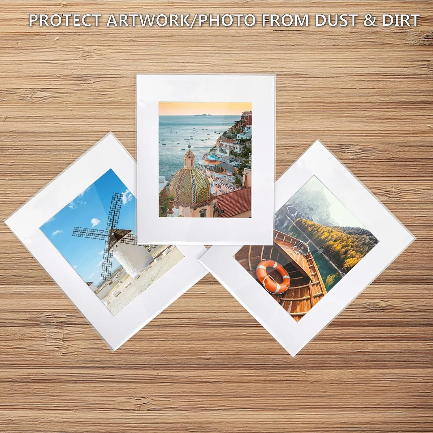 100 Pack Acid-Free 11 2/9 X 15inches Crystal Clear Storage Bags for 11x14 Photo Framing Mats Art Prints/Pictures/Photos/Painting/Plastic Sheet(Bag Size: 11 2/9 X 15inches for 11x14 Mats)