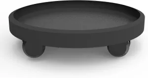 14 Inch Heavy Duty Plant Caddie with Wheels,Rolling Plant Stand Pot Trolley,Wheeled Planter Saucer Tray,Potted Flower Mover Dolly with Casters Round Coaster for Indoor Outdoor