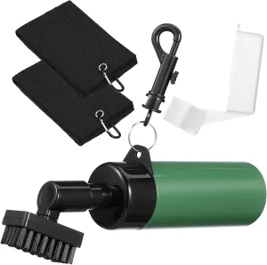 1Set Golf Club Cleaner Squeeze Bottle with Stiff Bristles Portable Golf Accessory for Deep Cleaning Grooves Lightweight Design for Easy Carrying and Efficient Use