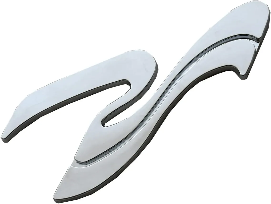1x New SR Wave Logo 3D Badge Emblem Replacement for SEA RAY SEARAY Part Nameplate 205575 SR (Chome)