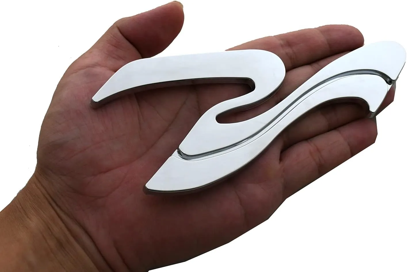 1x New SR Wave Logo 3D Badge Emblem Replacement for SEA RAY SEARAY Part Nameplate 205575 SR (Chome)