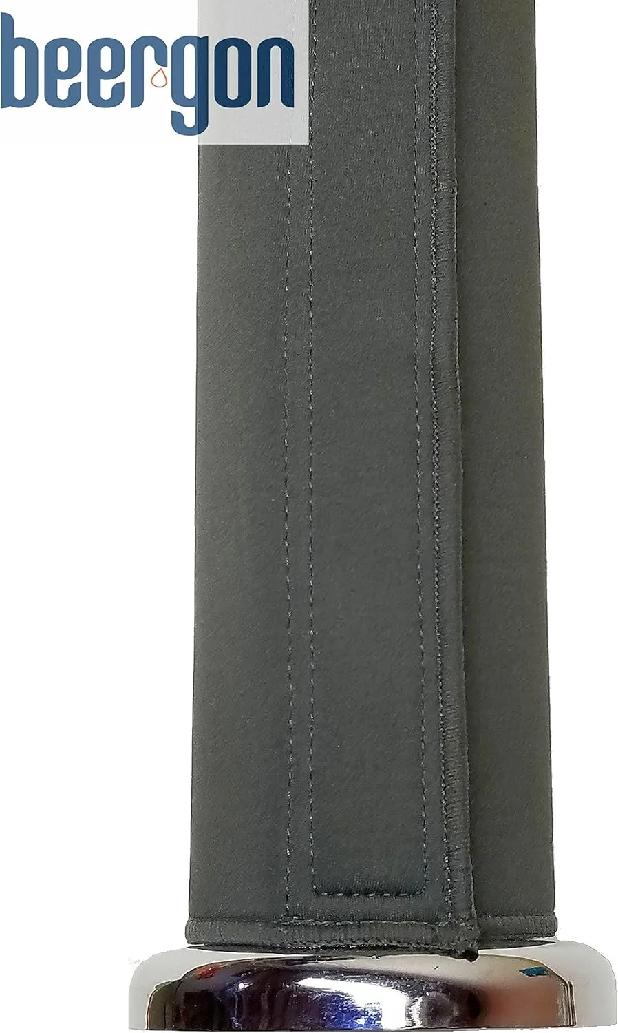 2-TAP Neoprene Beer Tower Cooler - Extra-Thick (4 mm) Dark Grey - Extra-Wide (1.2') Hook-&-Loop Fastener - Fits Towers 3' Wide 12.5' High