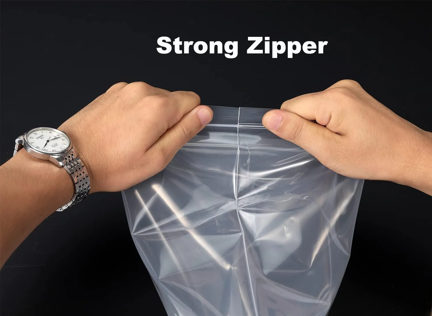 20 PCS 13" x 15" Thick 4 Mil Large Clear Zip Poly Lock Plastic Bags Seal Reclosable Zip Bag Heavy-Duty Clothing T-Shirt Toys Snacks Zipper Bags
