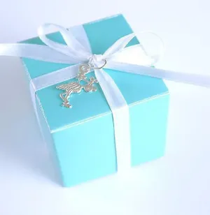 20 Silver Stork Bundle Baby Shower Charms Favors Bag Decoration Jewelry Charm