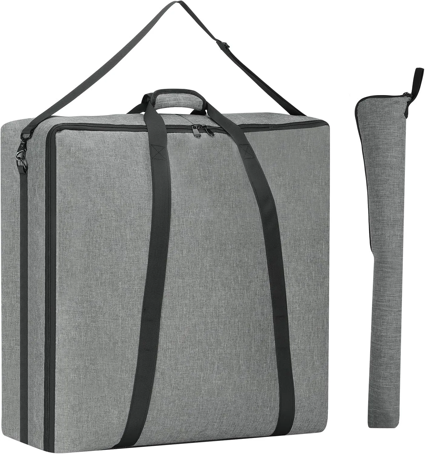 24" Dog Playpen Storage Bag, Suitable for Foldable Exercise Pet Playpens, Dog Fence Travel Bag With Handles For Camping and RV Trip, Waterproof Oxford Fabric Grey