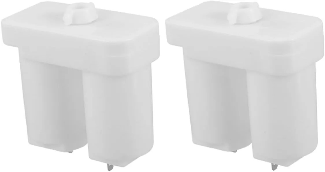 2pcs Water Heater Battery Box Multi-functional Coat Hanger Cleaning Machine Filter Tool Sponge Cleaning Machine Accessories Fire Door Key Water Heater Repair Tools Plastic White