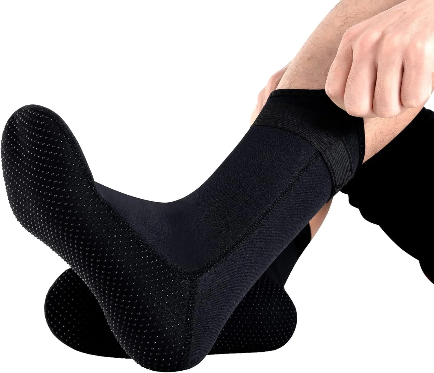 3mm Neoprene Gloves and Socks, 3mm Thermal Diving Gloves and Socks with Adjustable Waist Strap, Flexible Wetsuit Glove and Sock for Surfing, Kayaking Rafting