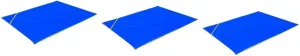 3pcs Portable Oxford Fabric Picnic Mat Multifunctional Ground Pad for Camping Hiking Beach and Outdoor Activities Dark