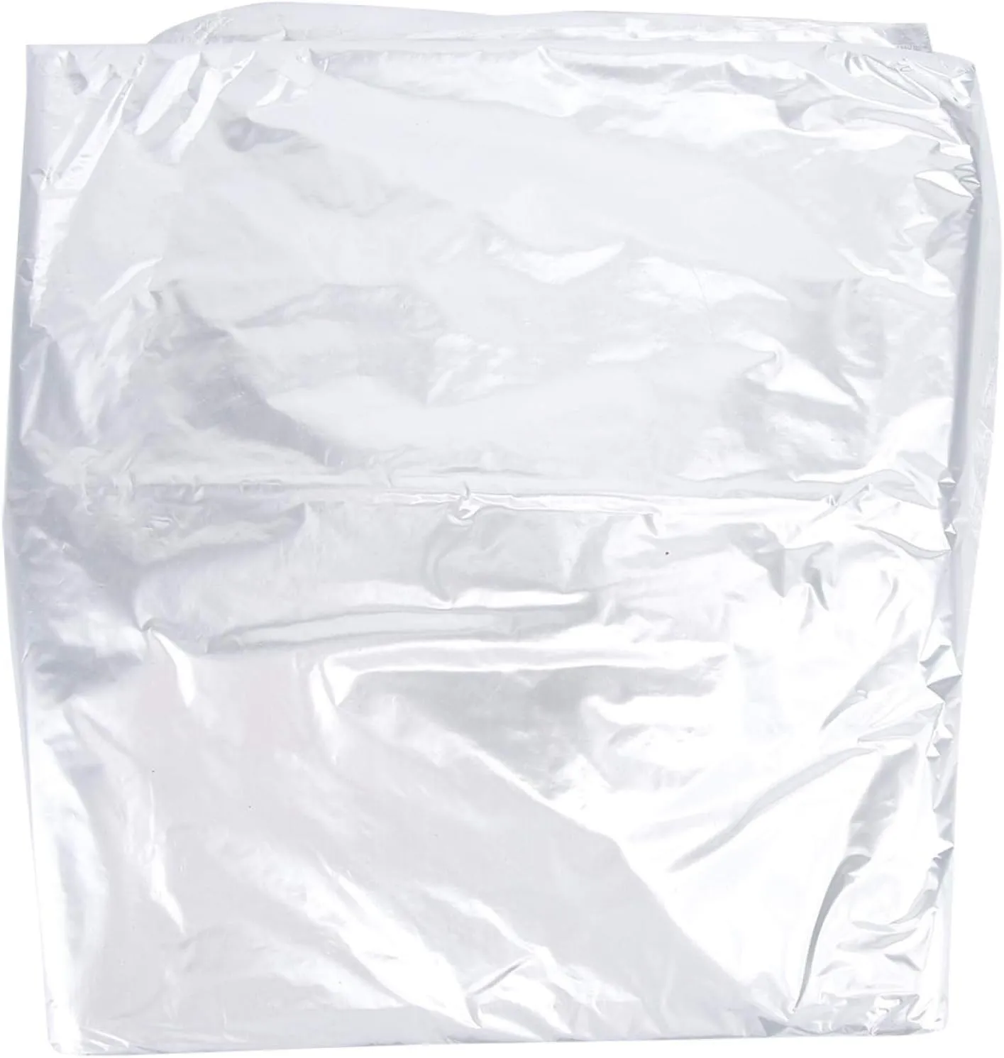 50 Pack Garment Bags, Plastic Dry Cleaning Laundrette Bag, Transparent Dustproof Garment Bags Suit Dress Jacket Cover for Closet Clothes Storage(60 * 100cm)