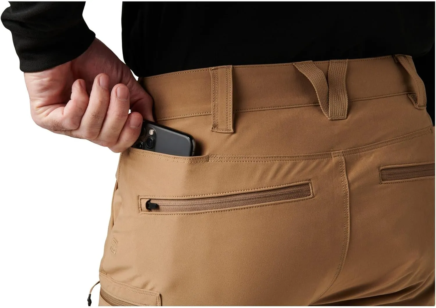 5.11 Tactical Men's Trail Pants - Slim-Fit Durable Mens Hiking Pant with 8 Cargo Pockets, Water-Repellent Fabric, Style 74556