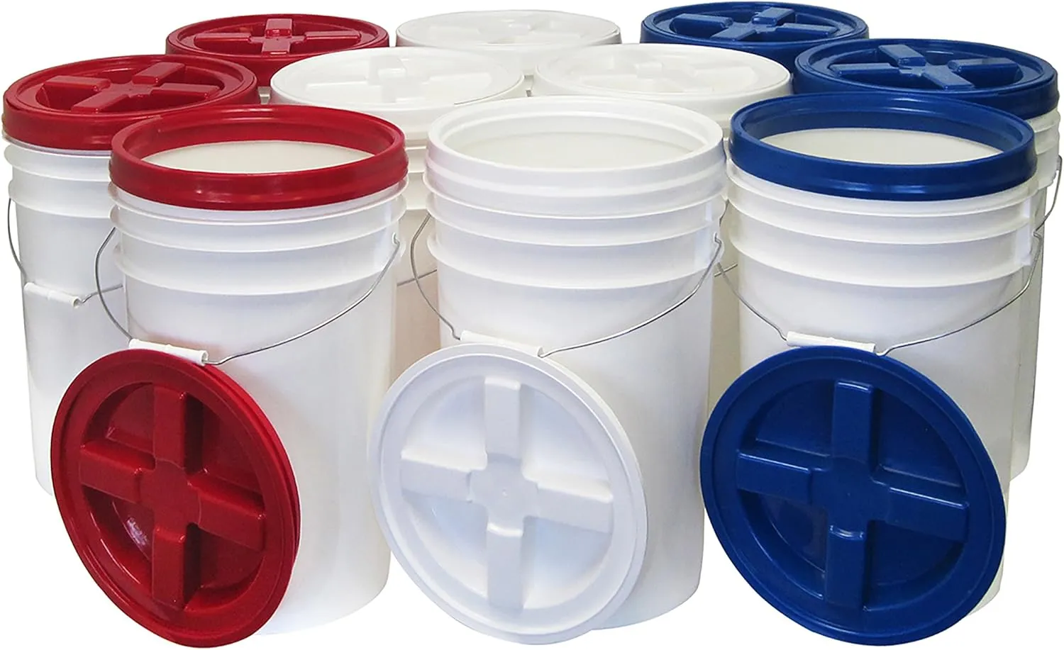 6 Gallon Pail Kit with Gamma Seal Lids, 10-pack