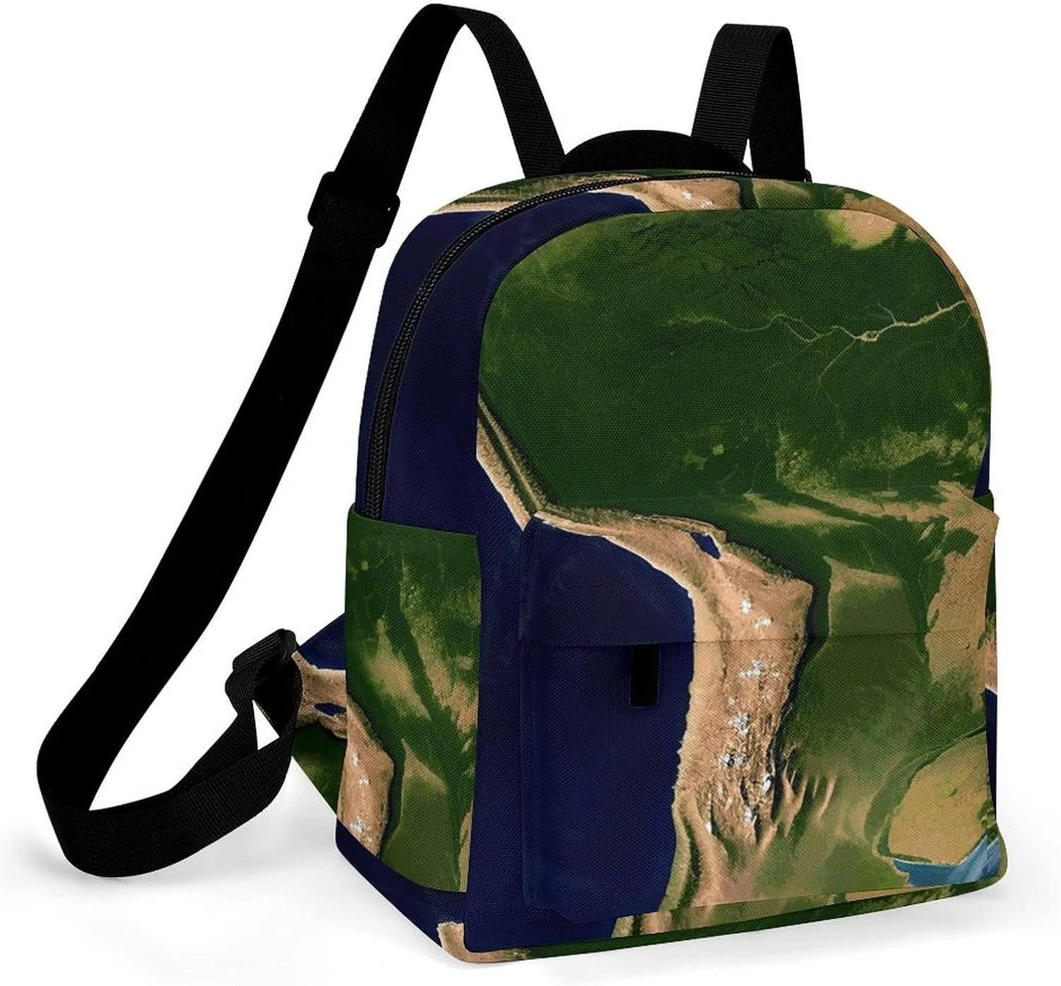 A Gym Artifact, The Canvas South America Satellite Image Printed Yoga Storage Bag Is Durable, Wear-resistant And Does Not Strangle Shoulders. It Is Suitable for Both Men And Women