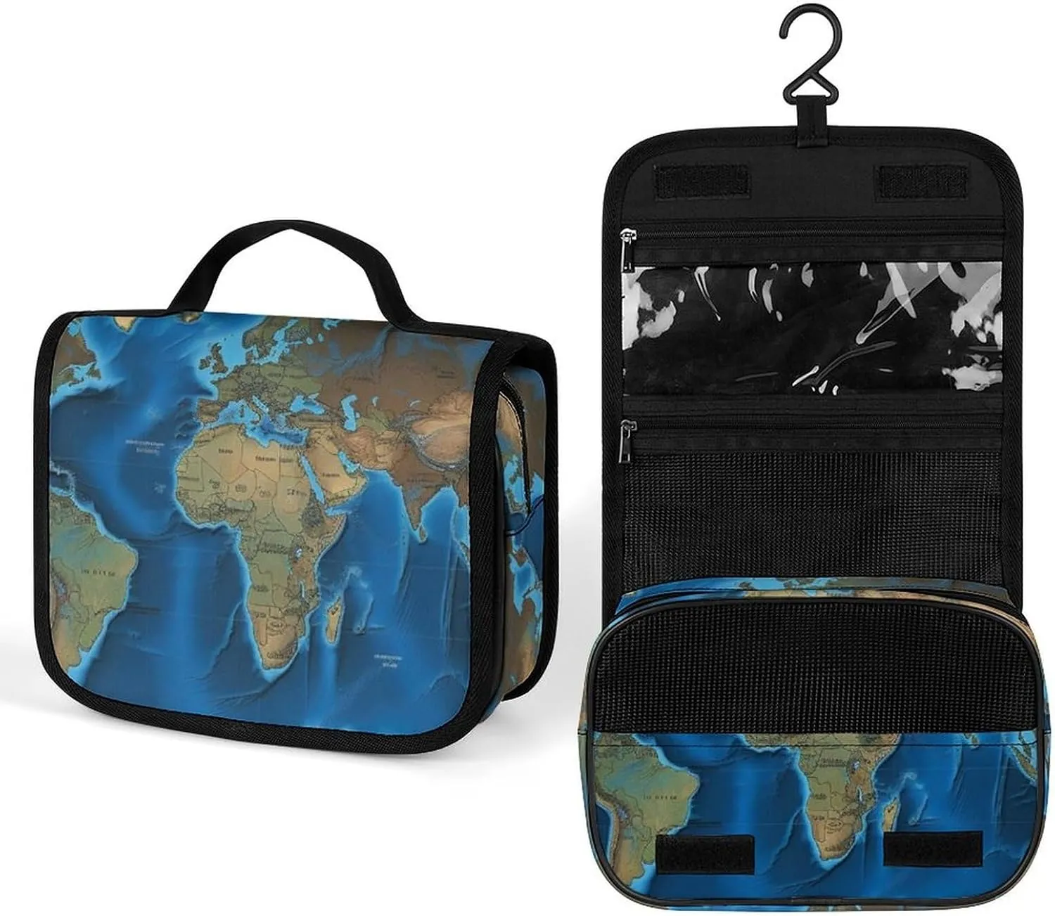 A Gym Artifact, The Canvas World Map Printed Yoga Storage Bag Is Durable, Wear-resistant And Does Not Strangle Shoulders. It Is Suitable for Both Men And Women