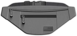 AC Infinity Smell Proof Belt Bag, Odor Locking Stash Bag with 900D Nylon Fabric and Carbon Filter Lining, Travel Pouch, Smell Proof Odorless Stash Bag, Gray
