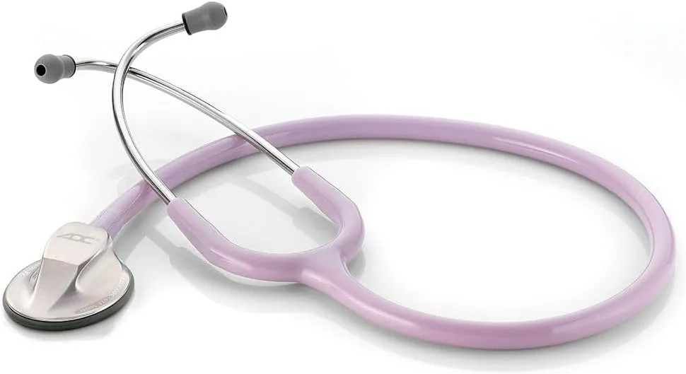ADC Adscope 615 Platinum Sculpted Clinician Stethoscope with Tunable AFD Technology, Lavender