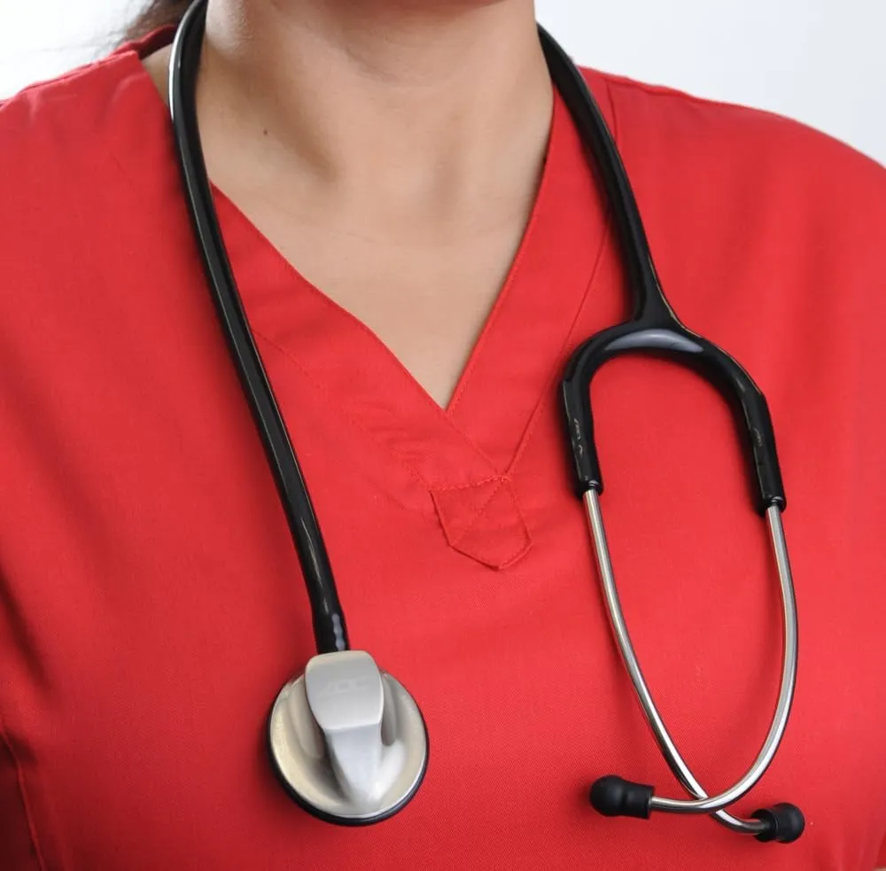 ADC Adscope 615 Platinum Sculpted Clinician Stethoscope with Tunable AFD Technology, Lavender