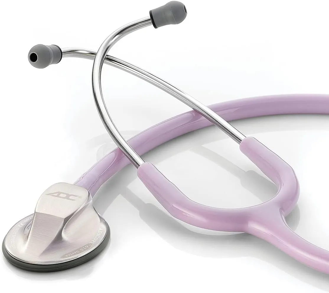 ADC Adscope 615 Platinum Sculpted Clinician Stethoscope with Tunable AFD Technology, Lavender