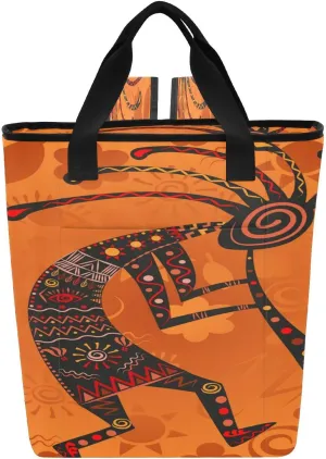 African Ancient Deity Backpack Cooler for Men and Women Cooler Backpack Soft Insulated Leak Proof ,36 Cans Capacity, Portable Picnic Camping Beach Hiking BBQ Lunch Bag Versatile for Outdoor Adventures