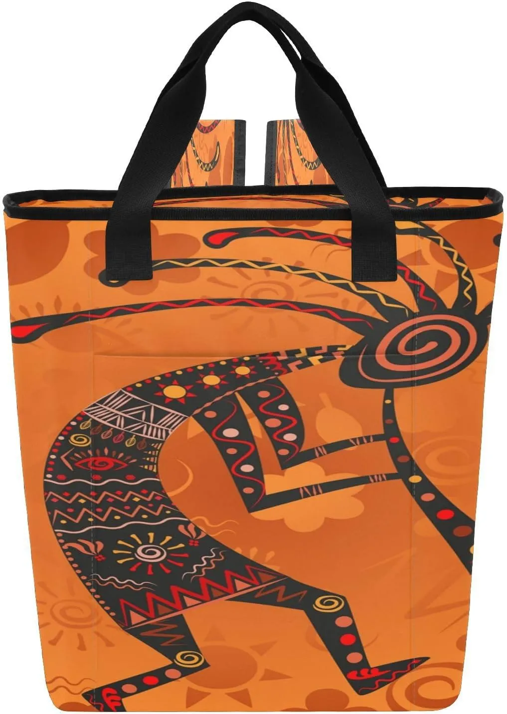 African Ancient Deity Backpack Cooler for Men and Women Cooler Backpack Soft Insulated Leak Proof ,36 Cans Capacity, Portable Picnic Camping Beach Hiking BBQ Lunch Bag Versatile for Outdoor Adventures
