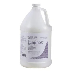 Alconox 1901 Luminox Low-Foaming Neutral Cleaner, 1 gallon Plastic Bottle
