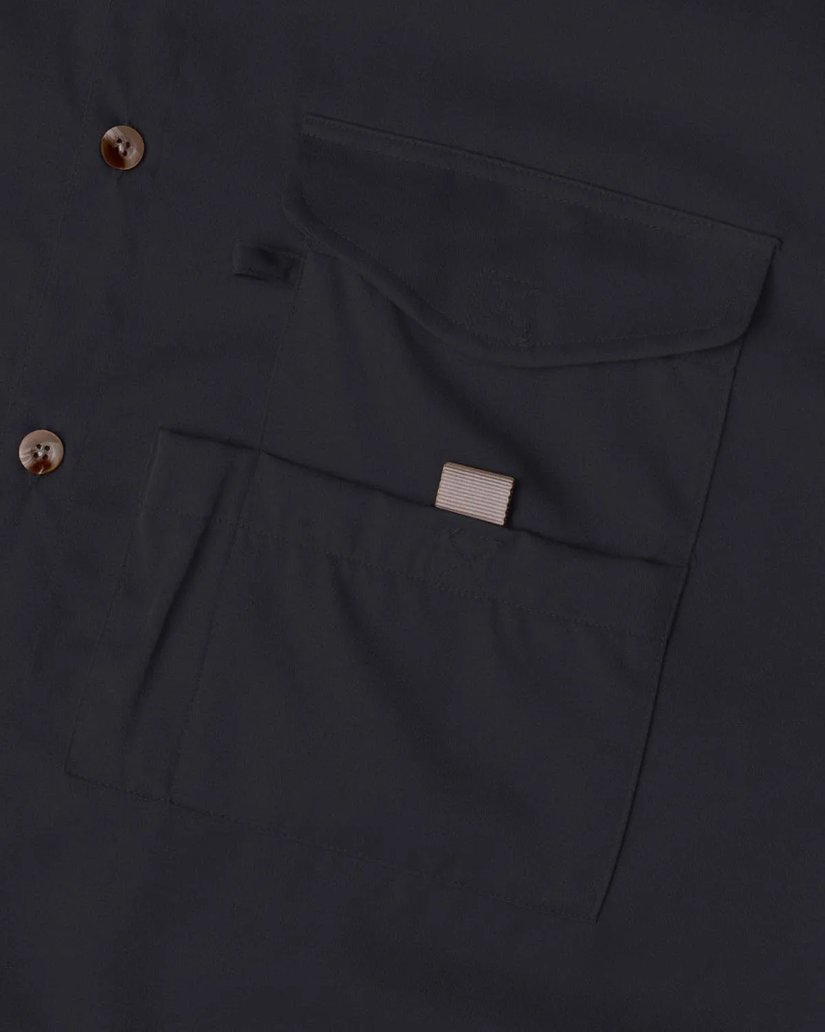 Alimens & Gentle Short Sleeve Fishing Shirt Wicking Fabric Sun Protection Casual Button Down Shirts