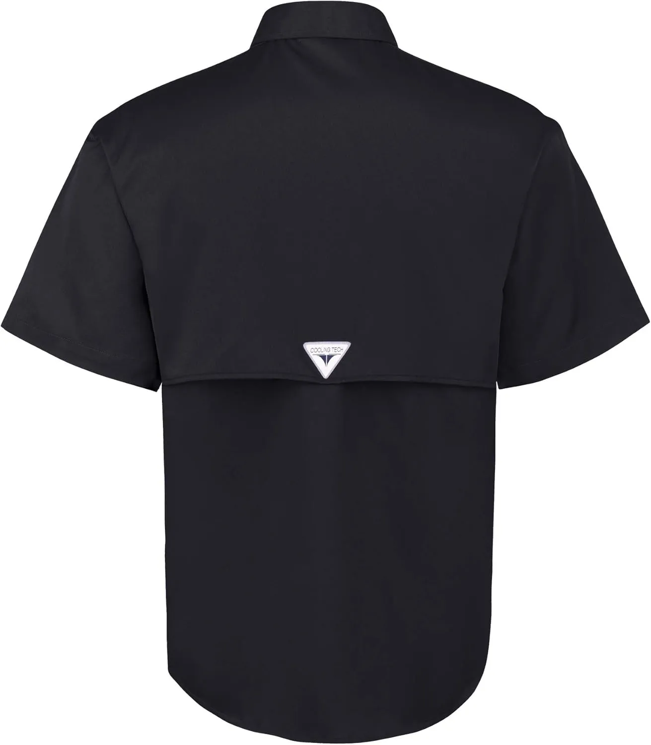 Alimens & Gentle Short Sleeve Fishing Shirt Wicking Fabric Sun Protection Casual Button Down Shirts