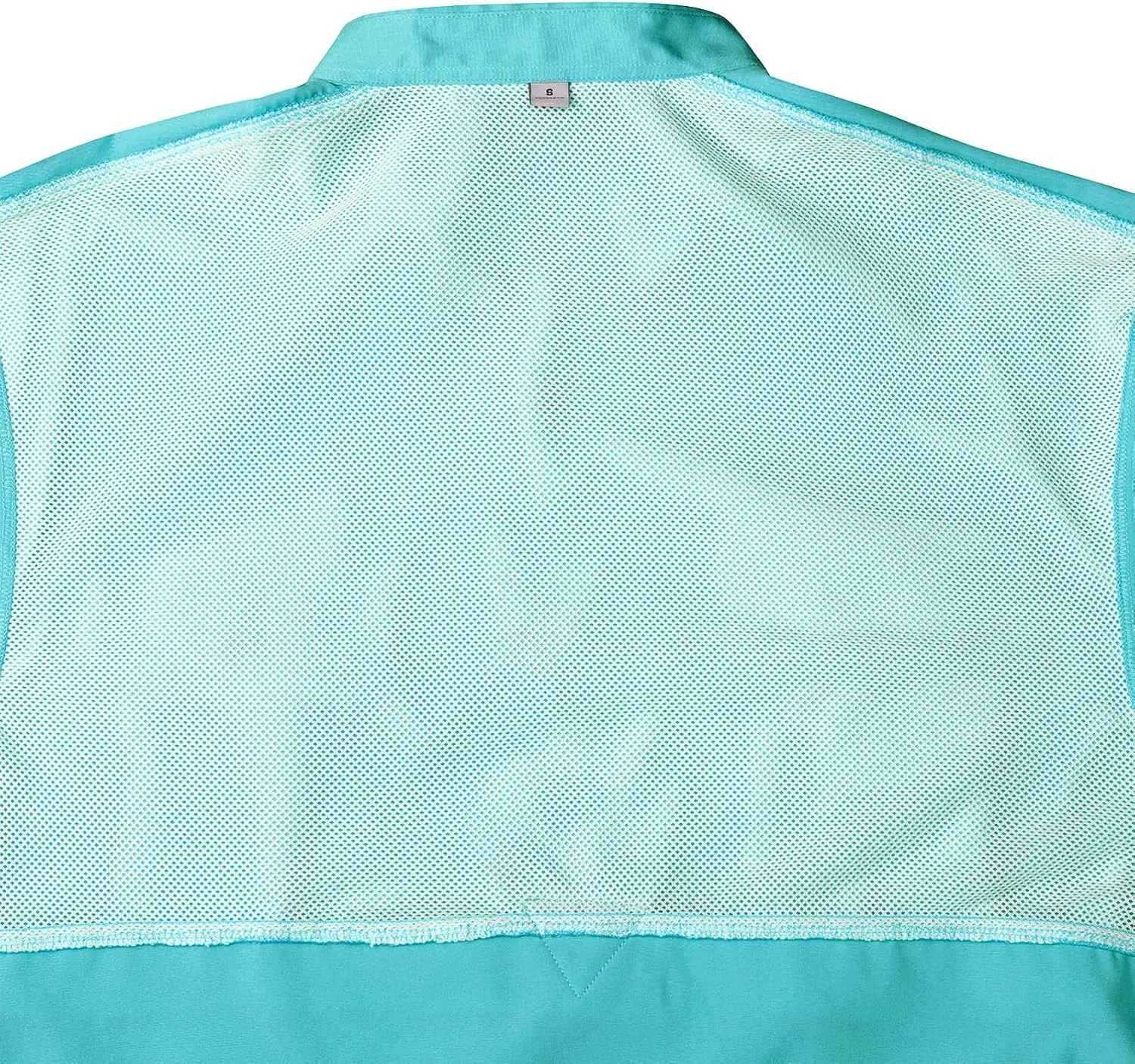 Alimens & Gentle Short Sleeve Fishing Shirt Wicking Fabric Sun Protection Casual Button Down Shirts
