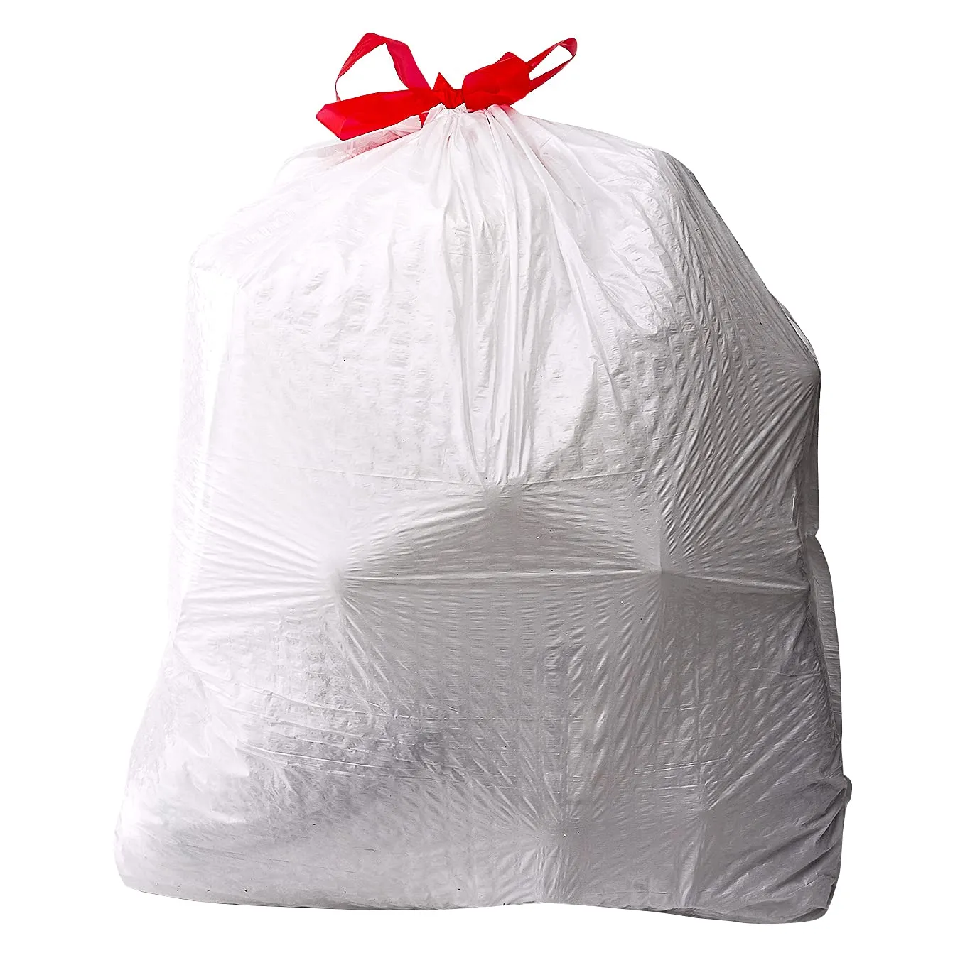 Amazon Basics 13 Gallon Tall Trash Bags, Flextra, Fresh Scent, Drawstring, 50 Count