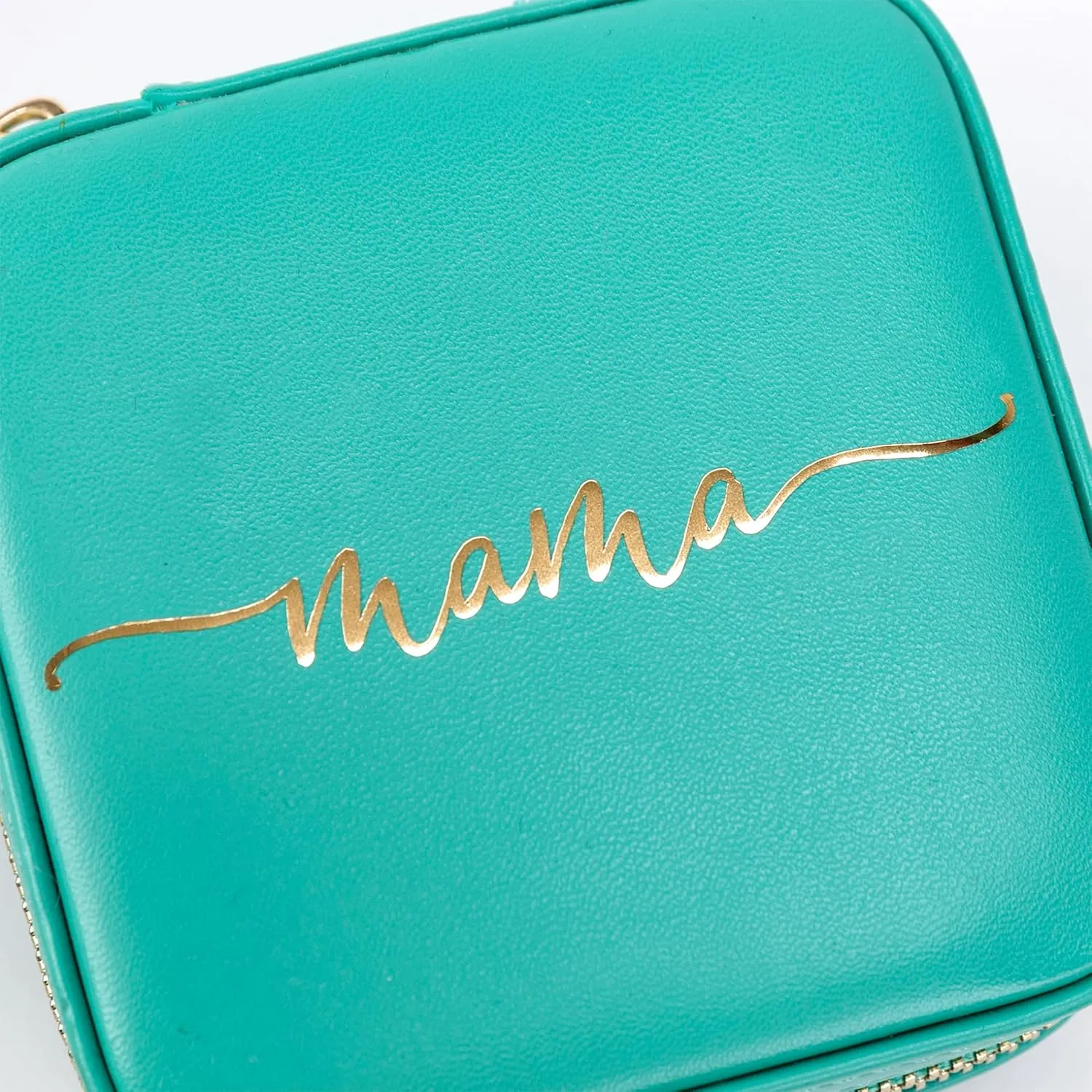 Angelina's Palace Personalized Jewelry Case with Name Engraved,Custom Leather Travel Jewelry Organizer Box for Rings,Earrings,Necklaces,Birthday Bridesmaid Gift For Women Girls