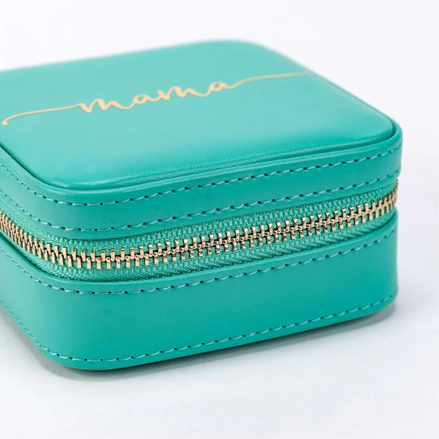Angelina's Palace Personalized Jewelry Case with Name Engraved,Custom Leather Travel Jewelry Organizer Box for Rings,Earrings,Necklaces,Birthday Bridesmaid Gift For Women Girls