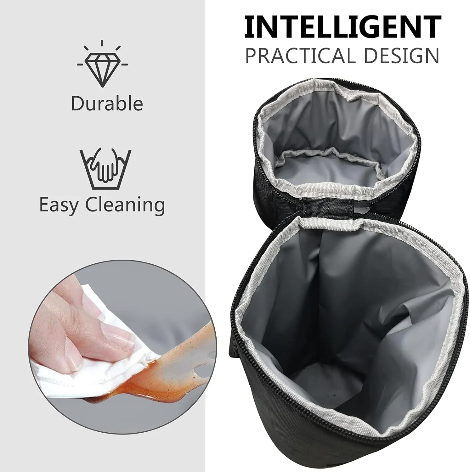 Aosbos Insulated Wine Bag - Leakproof Bottle Carrier with Padded Protection, Portable Cooler for Beach, Picnic, Travel