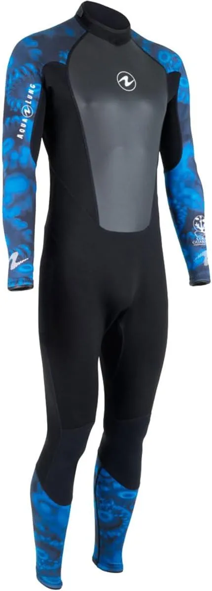 AQUALUNG HydroFlex 3mm Men's Jumpsuit, Camouflage Blue