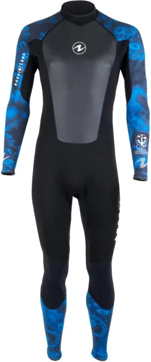 AQUALUNG HydroFlex 3mm Men's Jumpsuit, Camouflage Blue