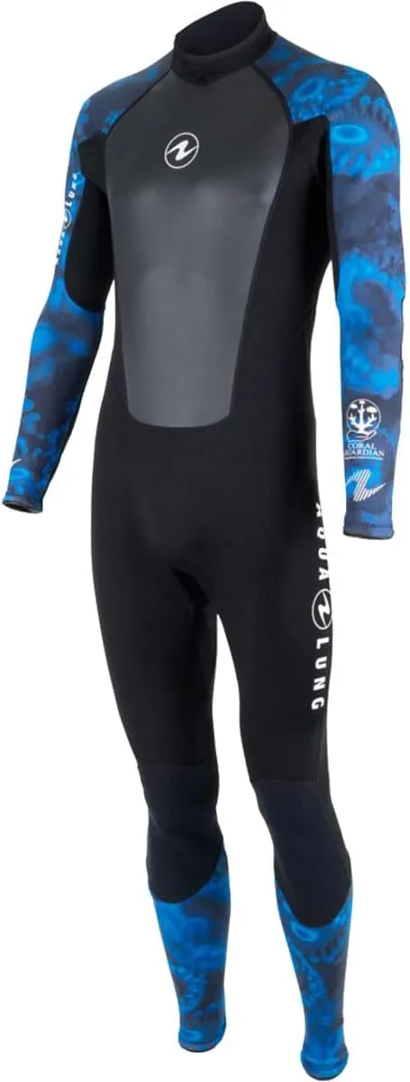 AQUALUNG HydroFlex 3mm Men's Jumpsuit, Camouflage Blue