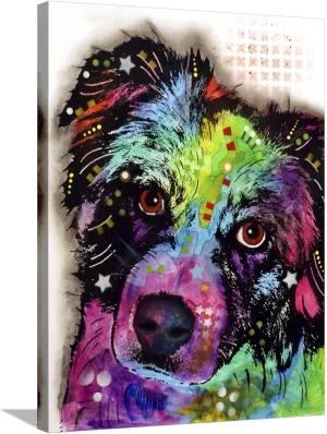 ART.COM Canvas Wall Art Prints Aussie by Dean Russo, Animals Decor, 24" x 32"