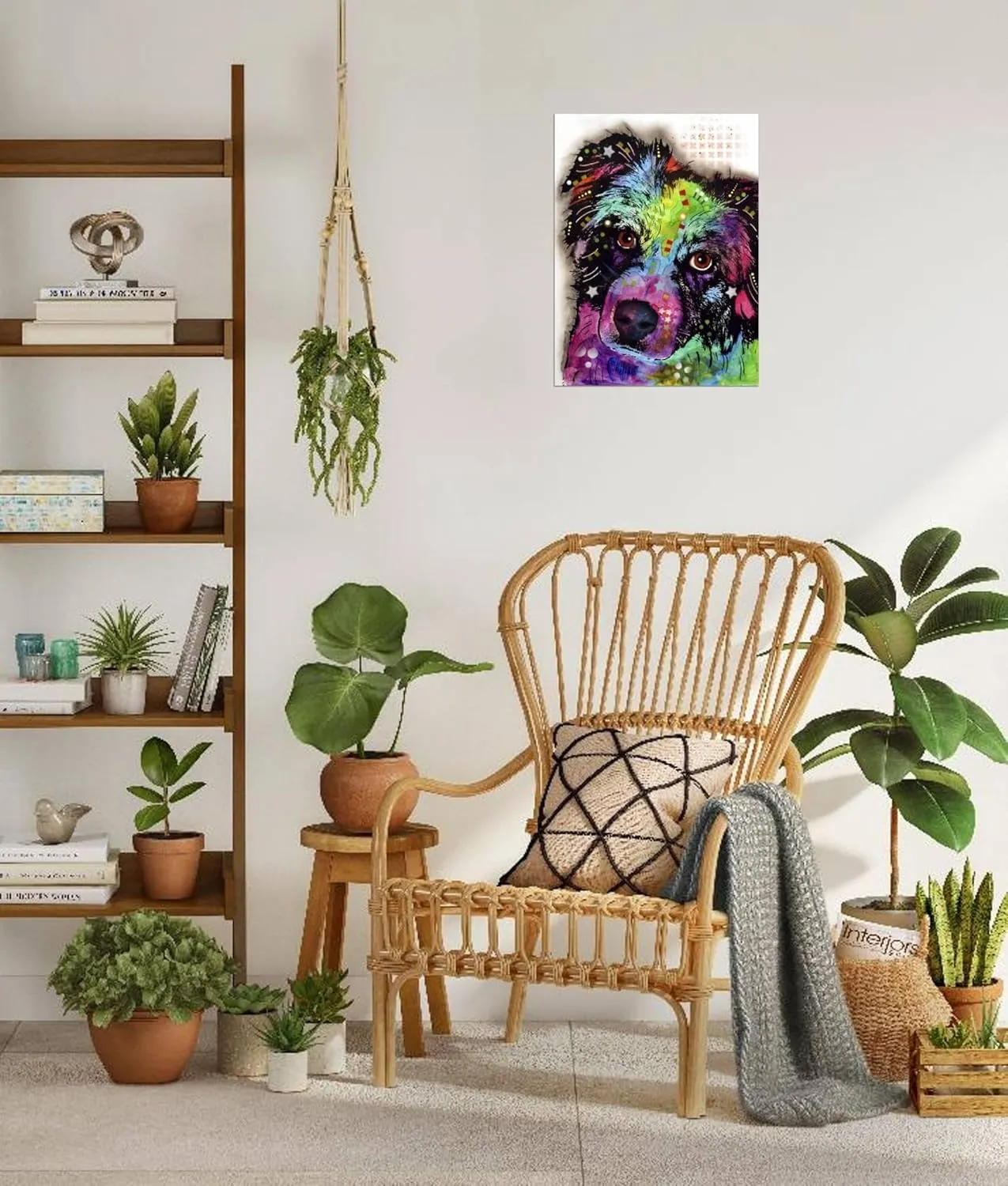 ART.COM Canvas Wall Art Prints Aussie by Dean Russo, Animals Decor, 24" x 32"