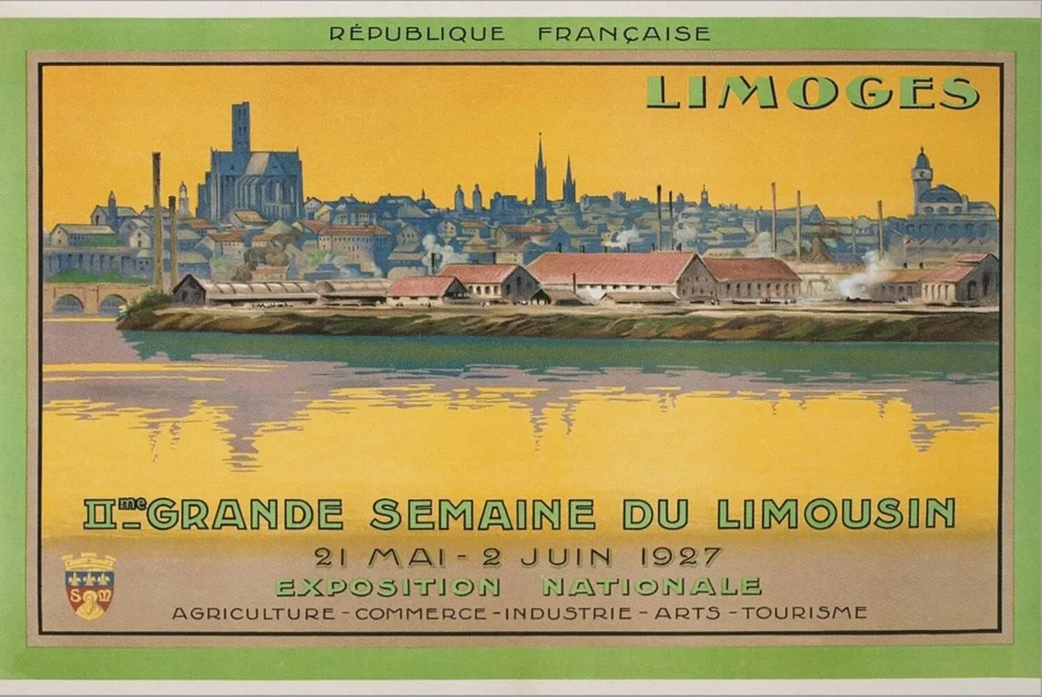 ART.COM Stretched Canvas Print Ad for Limoges Fair, France, 18" x 12"