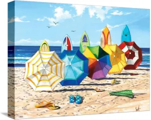 ART.COM Stretched Canvas Print Brellas & Boards by Scott Westmoreland, 16" x 12"