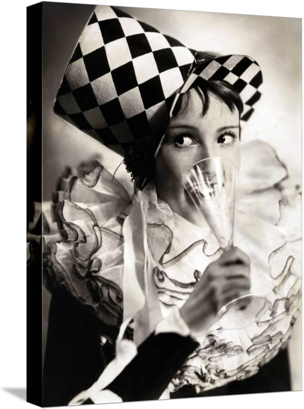 ART.COM Stretched Canvas Print Dolly Haas (1910-1994) Dutch Actress C. 1935, 12" x 16"