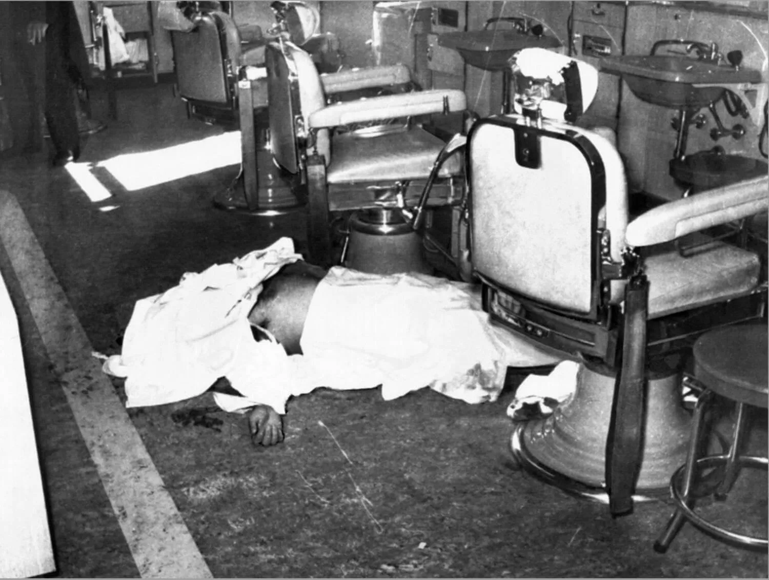ART.COM Stretched Canvas Print Racketeer Albert Anastasia, Lord High Executioner for Murder, Inc, Dead at Park-Sheraton Hotel, 16" x 12"