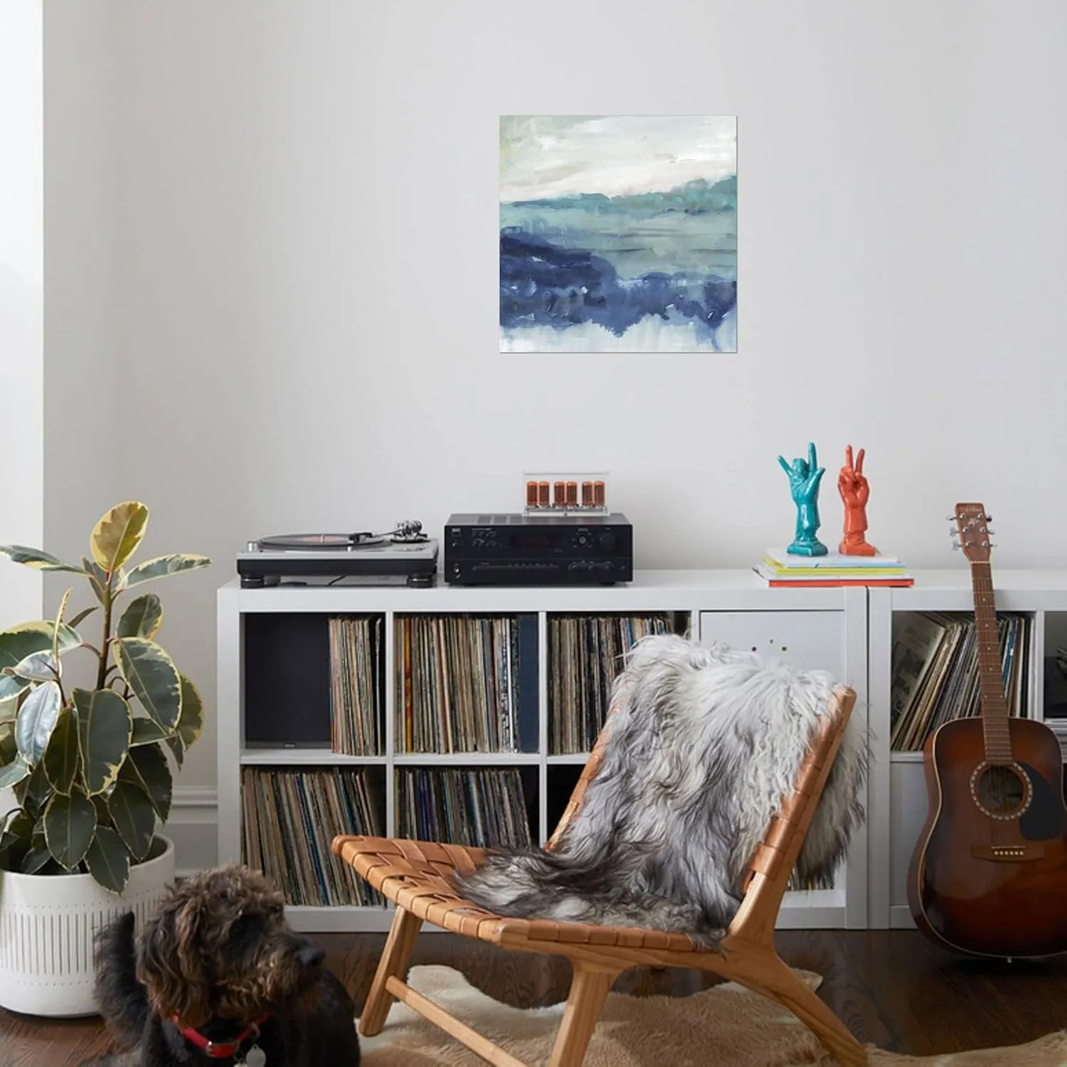 ART.COM Stretched Canvas Print Sea Swell II by Victoria Borges, 24x24