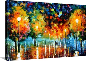 ART.COM Stretched Canvas Print Storm Of Happiness by Leonid Afremov, 36x24