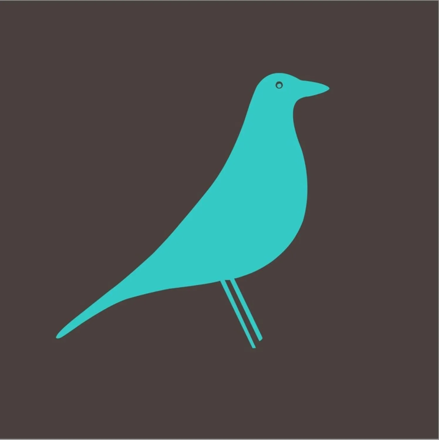 ART.COM Stretched Canvas Print Vitra Eames House Bird II by Anita Nilsson, 16" x 16"