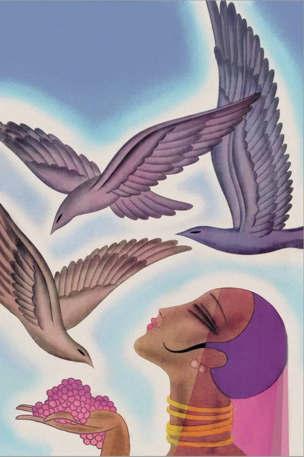 ART.COM Stretched Canvas Print Winged Guests by Frank Mcintosh, 16" x 24"