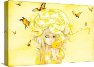 ART.COM Stretched Canvas Print Yuuta by Camilla D'Errico, 18" x 12"