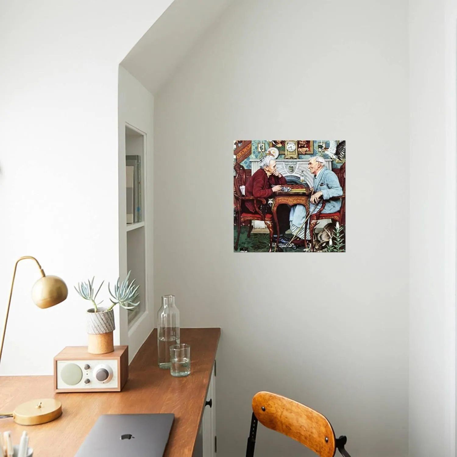ART.COM Wall Art Prints April Fool, 1943", April 3,1943 by Norman Rockwell, Figurative Decor, 16" x 16"