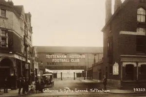 ART.COM Wall Art Prints Entrance to Tottenham Hotspur Football Ground, C. 1906, Sports Decor, 18" x 12"