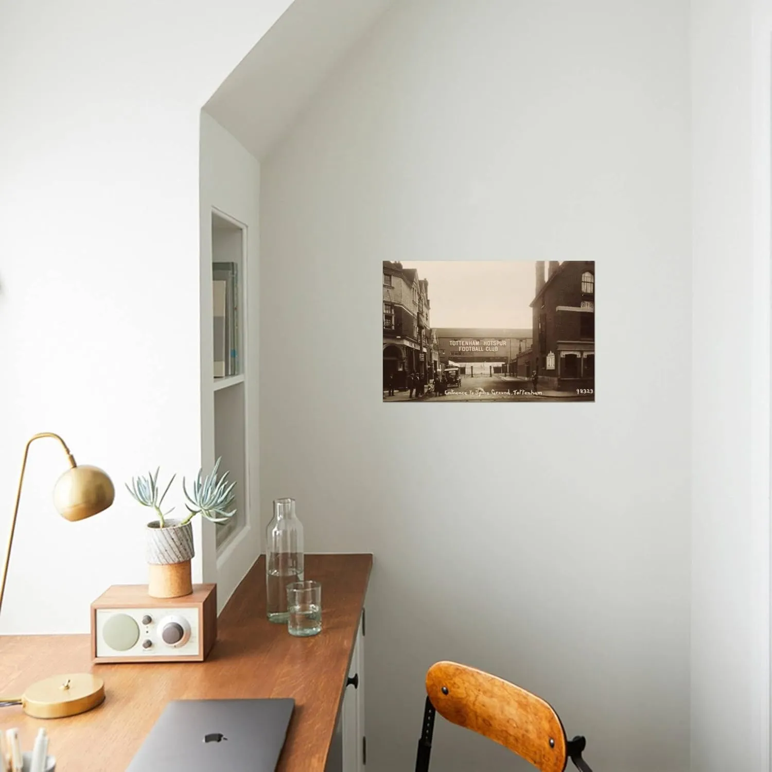 ART.COM Wall Art Prints Entrance to Tottenham Hotspur Football Ground, C. 1906, Sports Decor, 18" x 12"