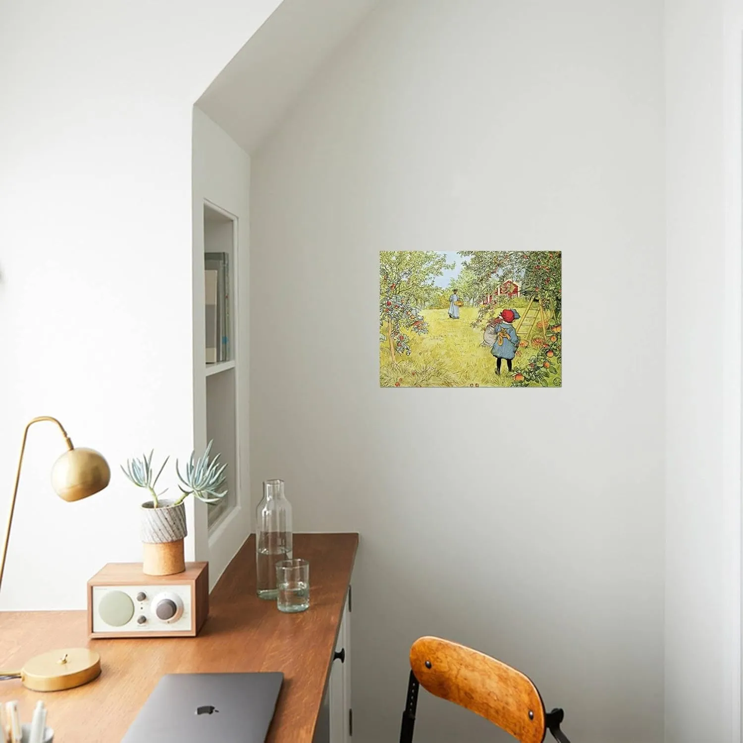 ART.COM Wall Art Prints Frame by Carl Larsson, Scenic Decor, 16" x 12"